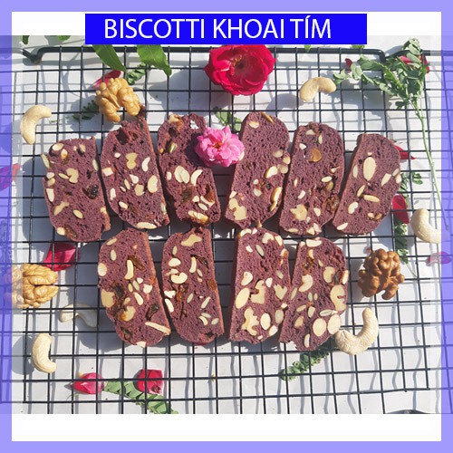 Bánh Biscotti nguyên cám ăn kiêng giảm cân 6 vị đặc biệt 100g