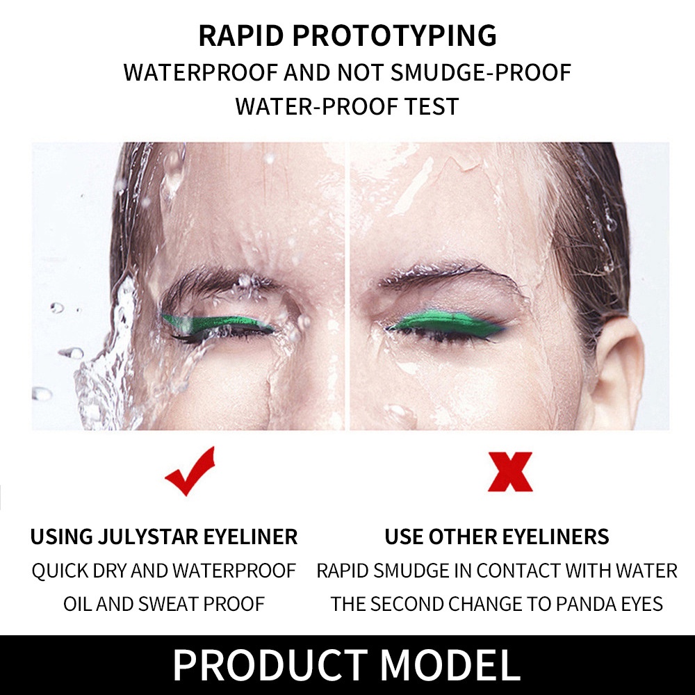 Bút Kẻ Mắt Dạng Lỏng 8 Màu Lấp Lánh Tùy Chọn Chống Thấm Nước Trang Điểm Lâu Trôi