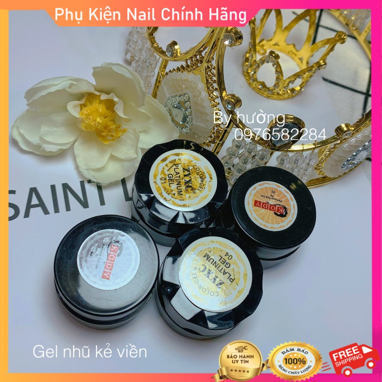 Nhũ kẻ viền, vẽ nhấn, vẽ viền đầu móng siêu sáng