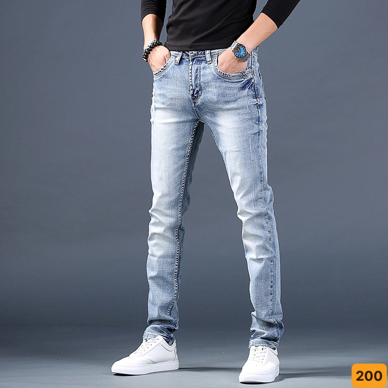 Quần Jean Nam Cao Cấp 🤜 FREESHIP 🤛 Quần Bò Nam Ống Côn Cao Cấp Form Chuẩn Co Giãn HG602 | BigBuy360 - bigbuy360.vn