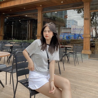 [RÁCH STORE] ÁO THUN-22018-kẻ ngang mảnh