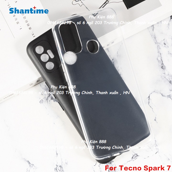 Ốp lưng điện thoại Tecno Spark 7T silicone dẻo