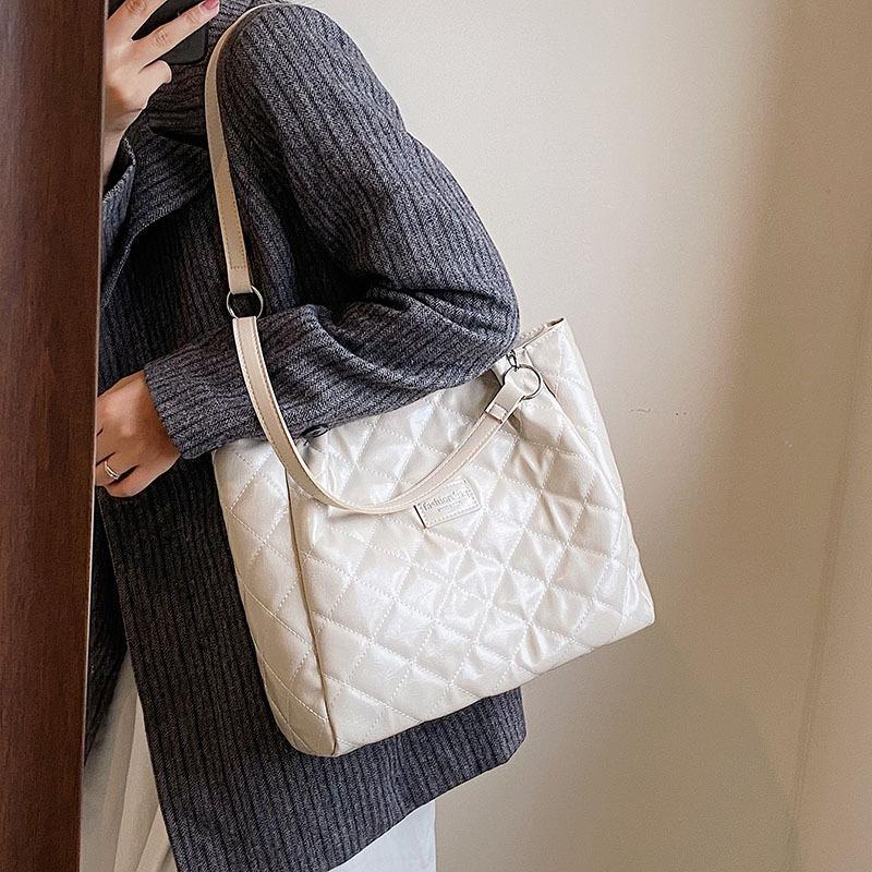 Túi Xách JASMIN NOIR Đeo Chéo Họa Tiết Sọc Caro Đơn Giản Thời Trang Dành Cho Nữ