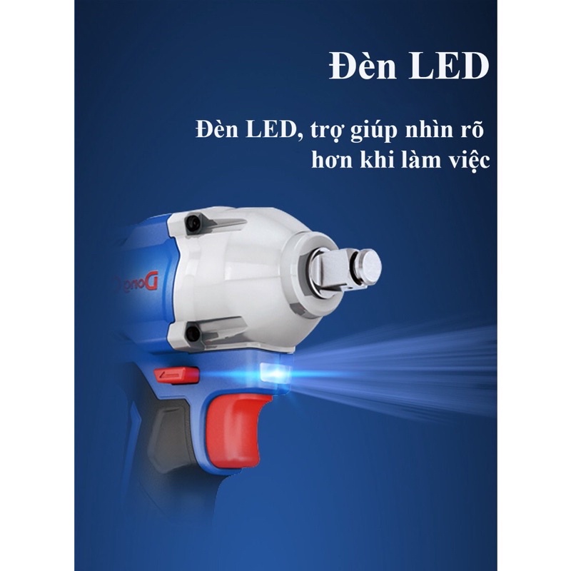 Máy Bắt Ốc Dùng Pin Dongcheng DCPB298 BM Động Cơ Không Chổi Than Tặng Kèm 2 Pin – Hàng Chính Hãng