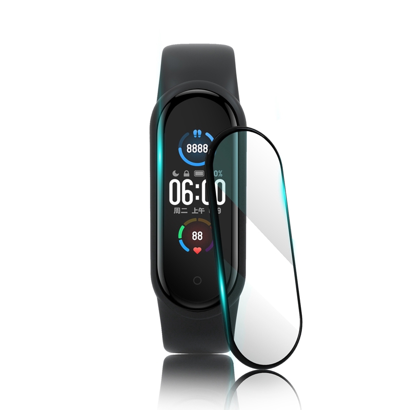 mi band 6 Kính cường lực trong suốt bảo vệ màn hình Xiaomi Mi Band 6 6 NFC 5