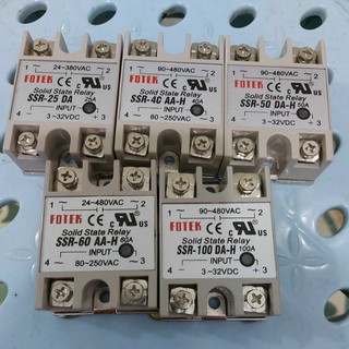 Rơ le bán dẫn Fotek SSR 25 40 50 60 100 DA DD DD-H DA-H AA AA-H VA-H
