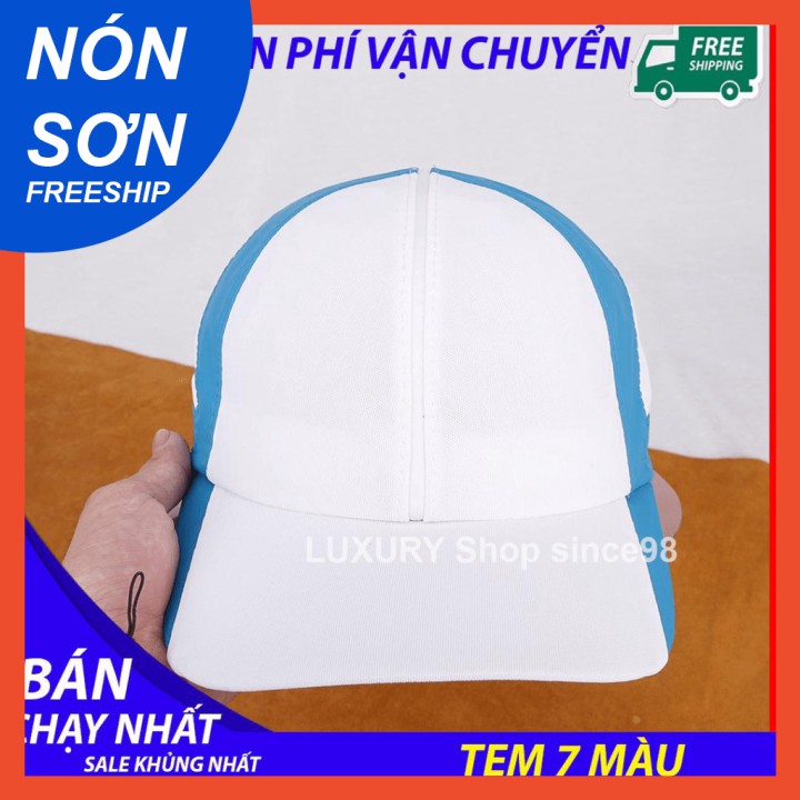 MỚI 2021 -  Mũ Nón Sơn Cao Cấp Hàng Xịn Chuẩn Tem 7 Màu Nam Nữ Thời Trang