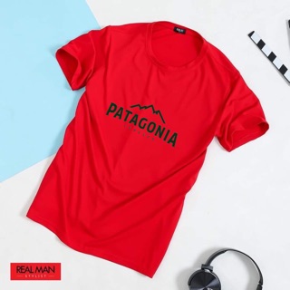Áo thun màu đỏ [ cotton] áo thun PATAGONIA sang trọng