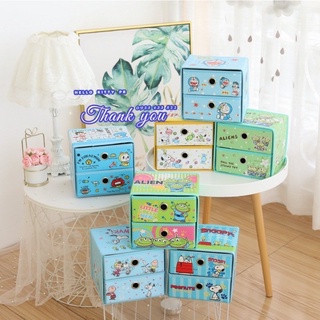Tủ vải mini 2 tầng xếp gọn Doremon Doraemon
