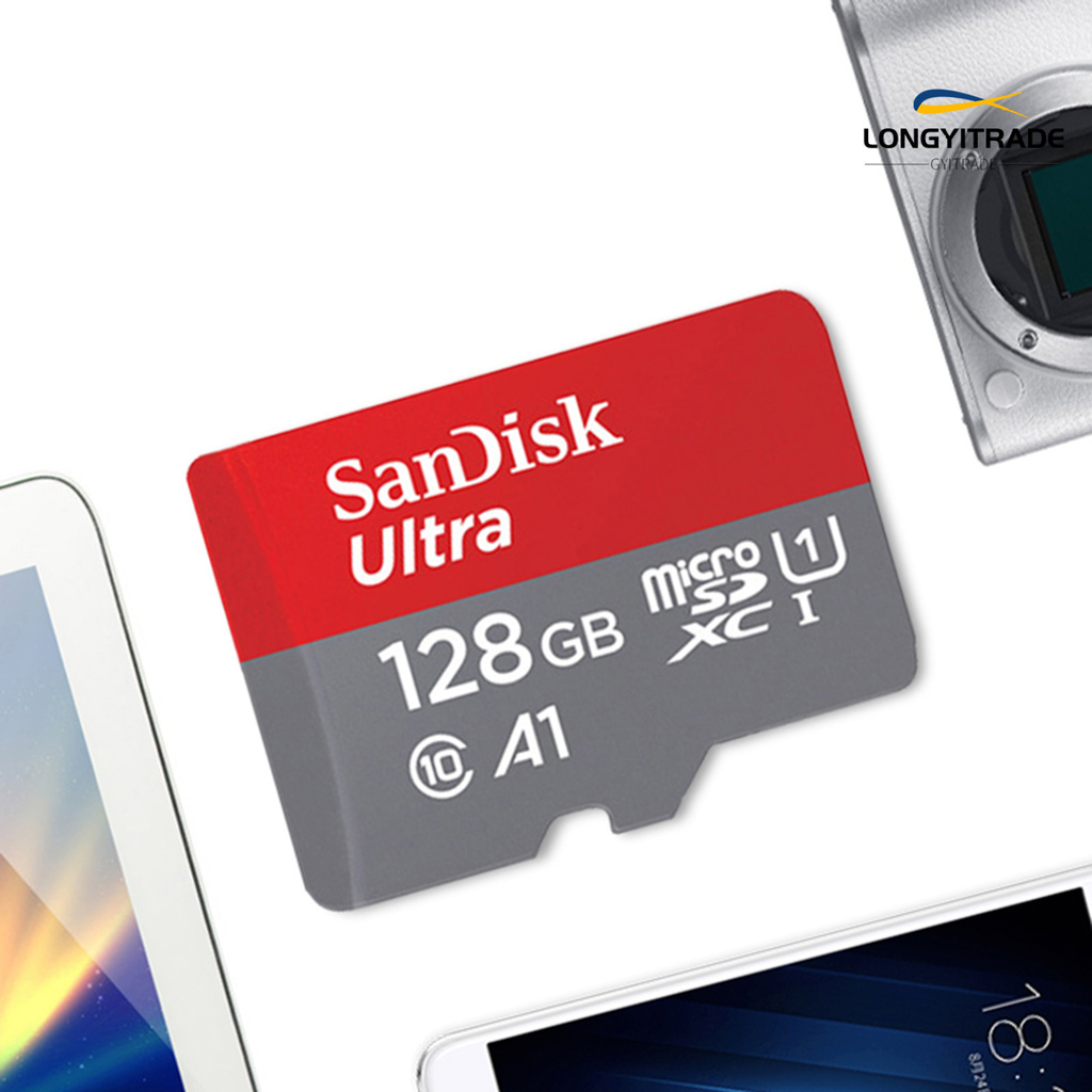 SANDISK Thẻ Nhớ 64gb / 128gb / 256gb / 512gb Tf / Sd Cho Máy Ảnh