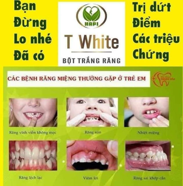 Bột trắng răng T.white