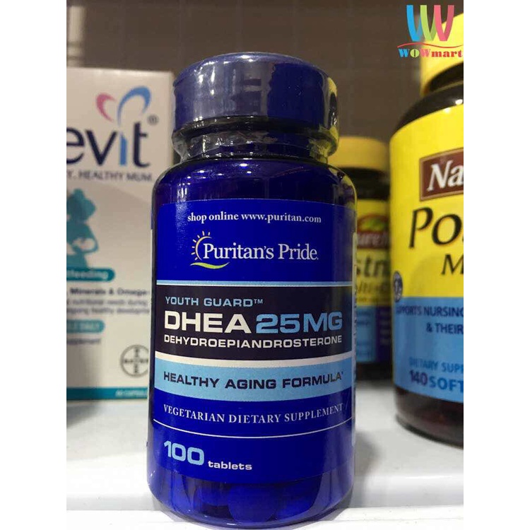 Viên uống bổ sung DHEA Puritan’s Pride DHEA 25mg 100 viên