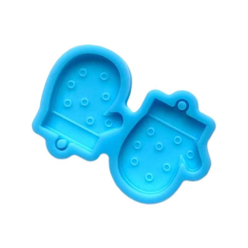 Khuôn Silicone Làm Mặt Trang Sức Hình Ngôi Nhà / Người Tuyết / Cây Thông Giáng Sinh