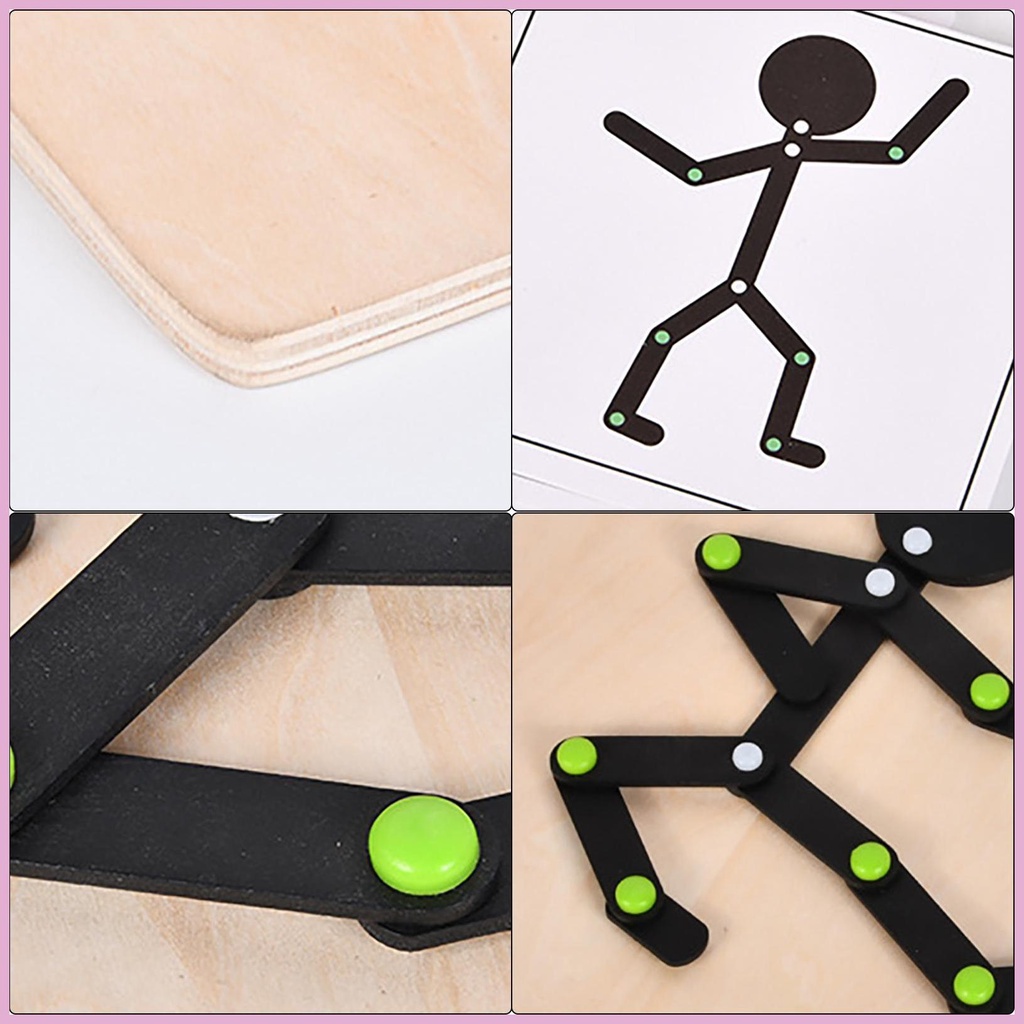 Bộ Đồ Chơi Xếp Hình Cơ Thể Người Sáng Tạo Giáo Dục Sớm Cho Bé Trai Và Bé Gái