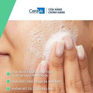 Sữa rửa mặt giúp làm sạch sâu dành cho da dầu cerave foaming facial cleans - ảnh sản phẩm 6