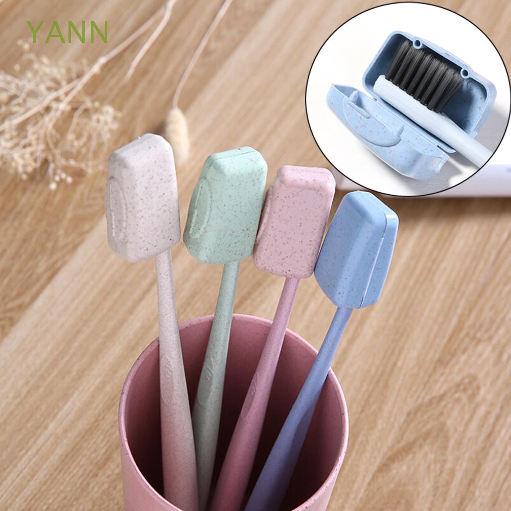 Bộ 4/8 hộp đựng bàn chải đánh răng chống bụi bẩn tiện dụng