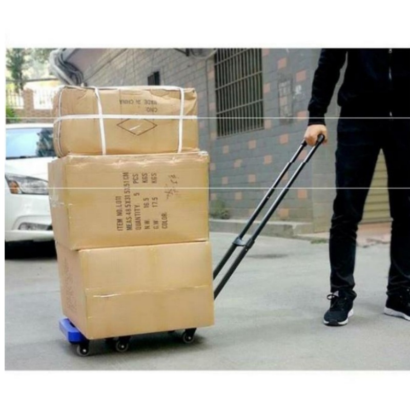 Xe kéo đẩy hàng gấp gọn - tải trọng 200kg - Hàng chính hãng