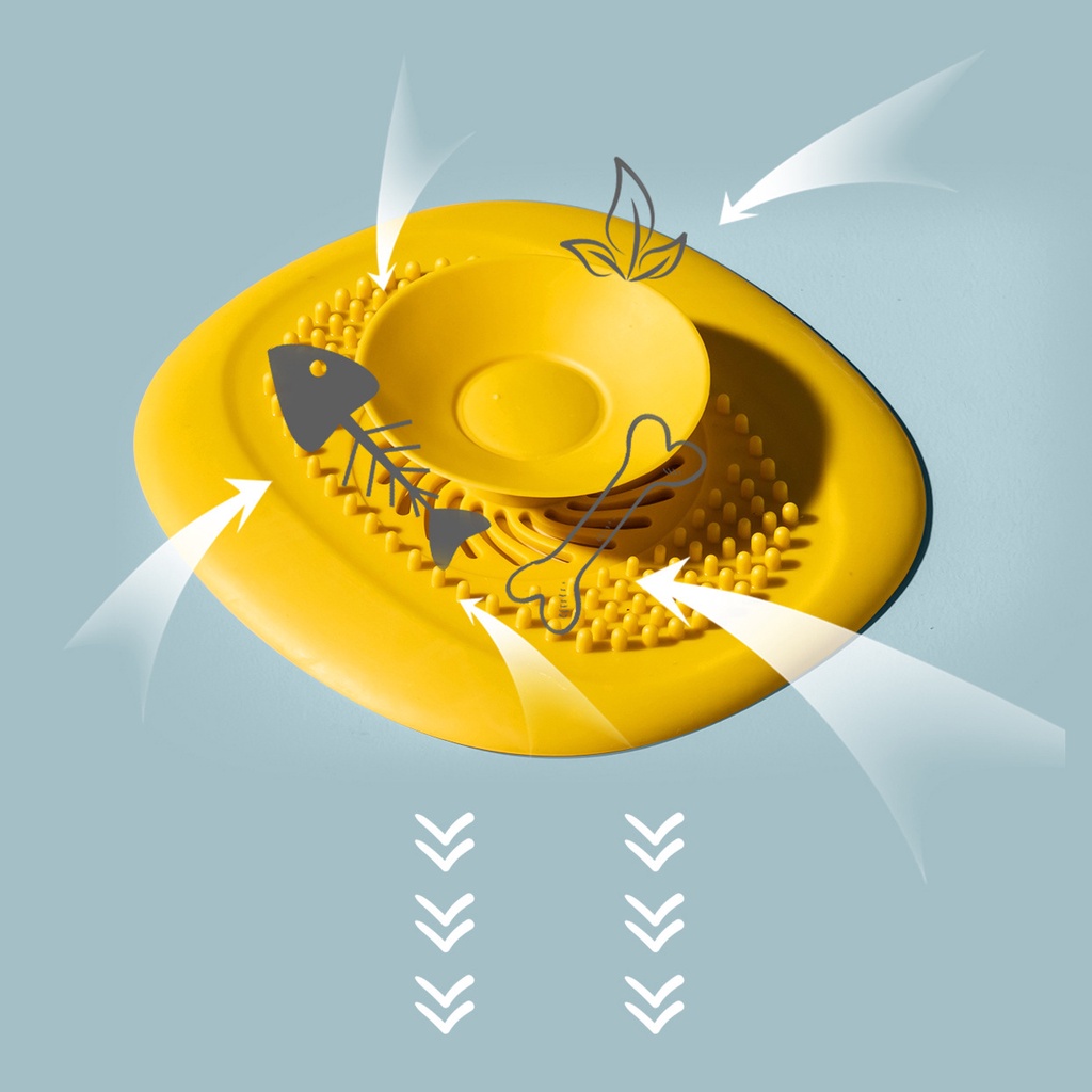 Nắp Đậy Cống Thoát Nước Sàn Nhà Tắm Khử Mùi Chống Tắc Nghẽn Tiện Dụng Ốp