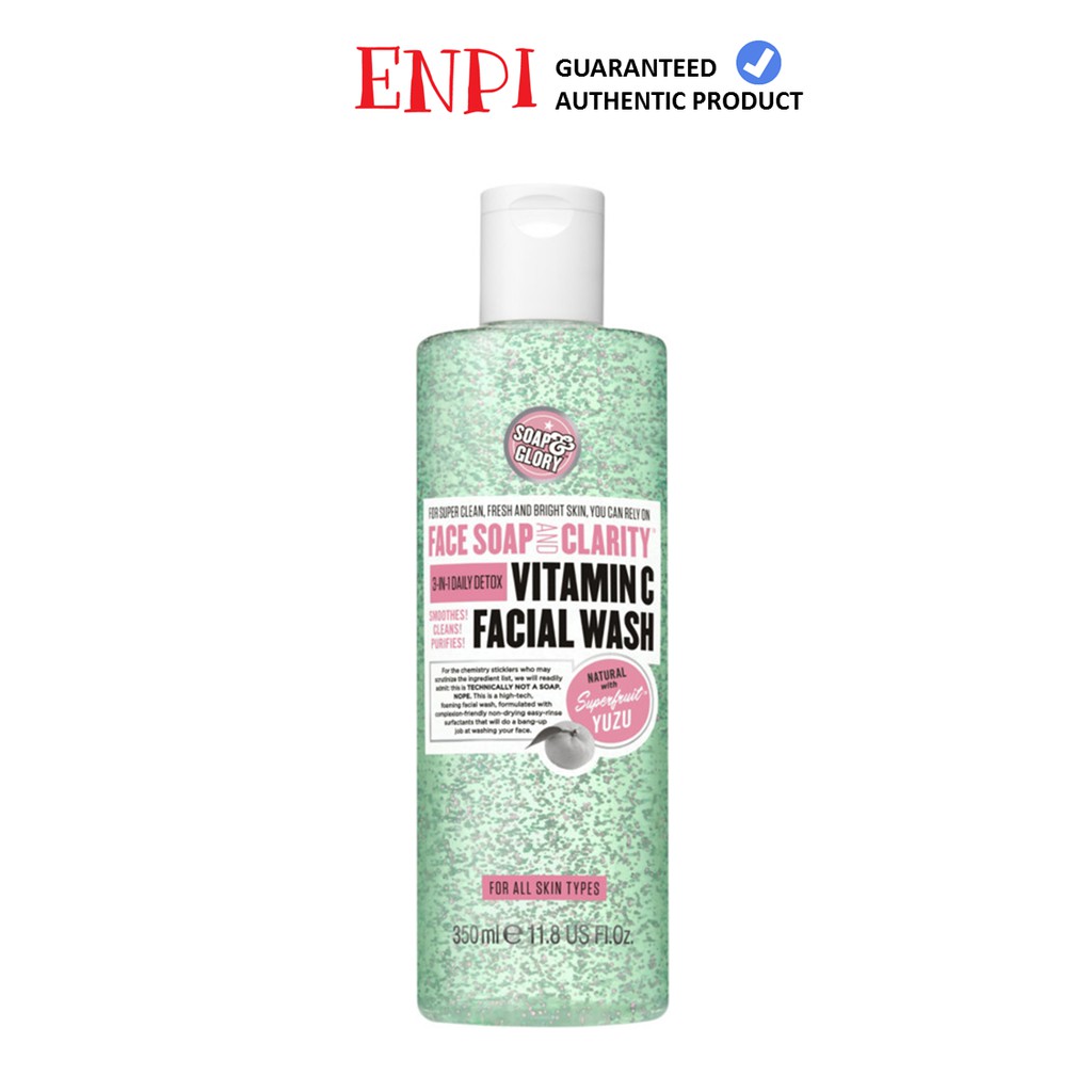 SRM detox da Soap&Glory 3in1 Vitamin C Facial Wash