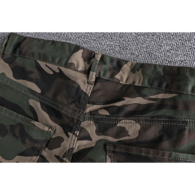 Quần ngắn rằn ri _camo_dã ngoại