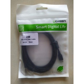 Cáp sạc USB type C Ugreen dài 2m - Hàng chính hãng