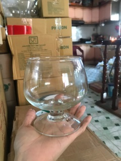6 ly thủy tinh có chân 500ml