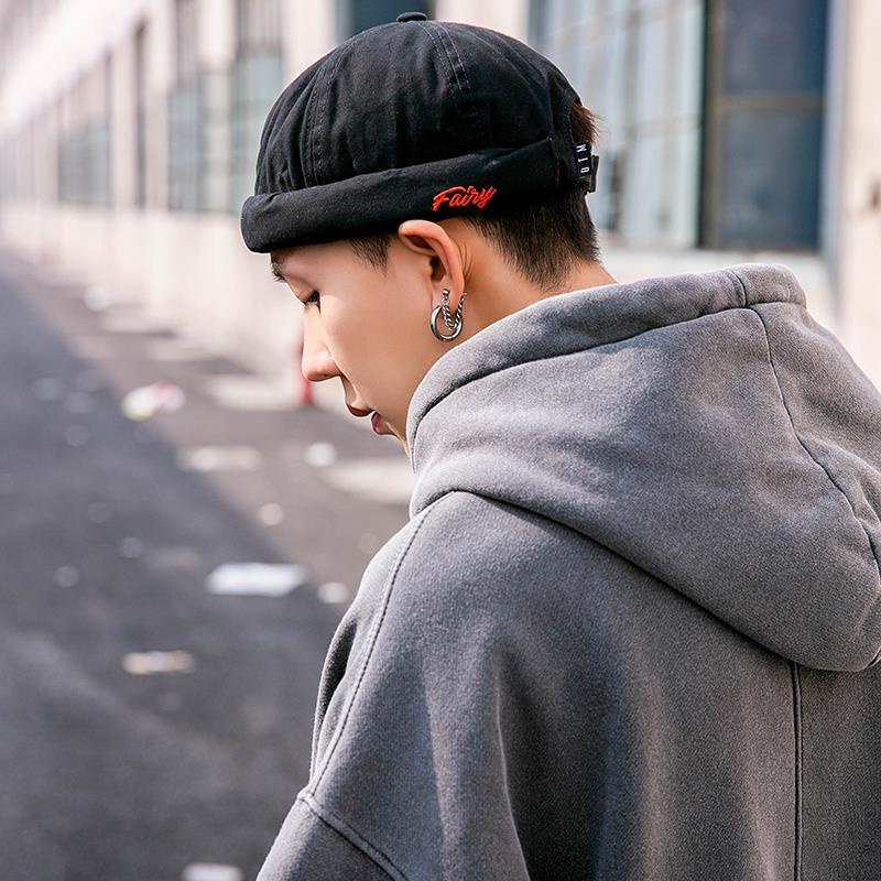 Mũ IELGY vải cotton không vành phong cách hiphop đường phố bốn mùa cho nam