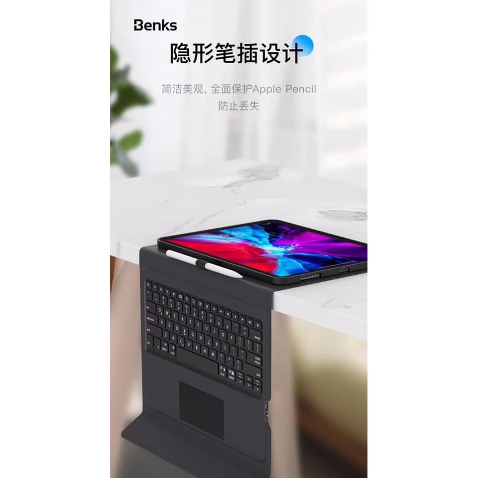 Bàn Phím Benks Biến Ipad 11 và 12.9 (2018 - 2020) Của Bạn Thành Macbook Tiện Dụng | BigBuy360 - bigbuy360.vn