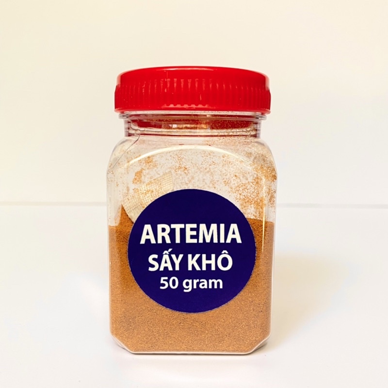 Artemia sấy khô, thức ăn cho cá bảy màu, betta, thuỷ sinh từ 2 tuần tuổi