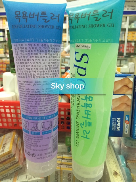 Gel – Kem tẩy da chết Spa Exfoliating Shower Gel