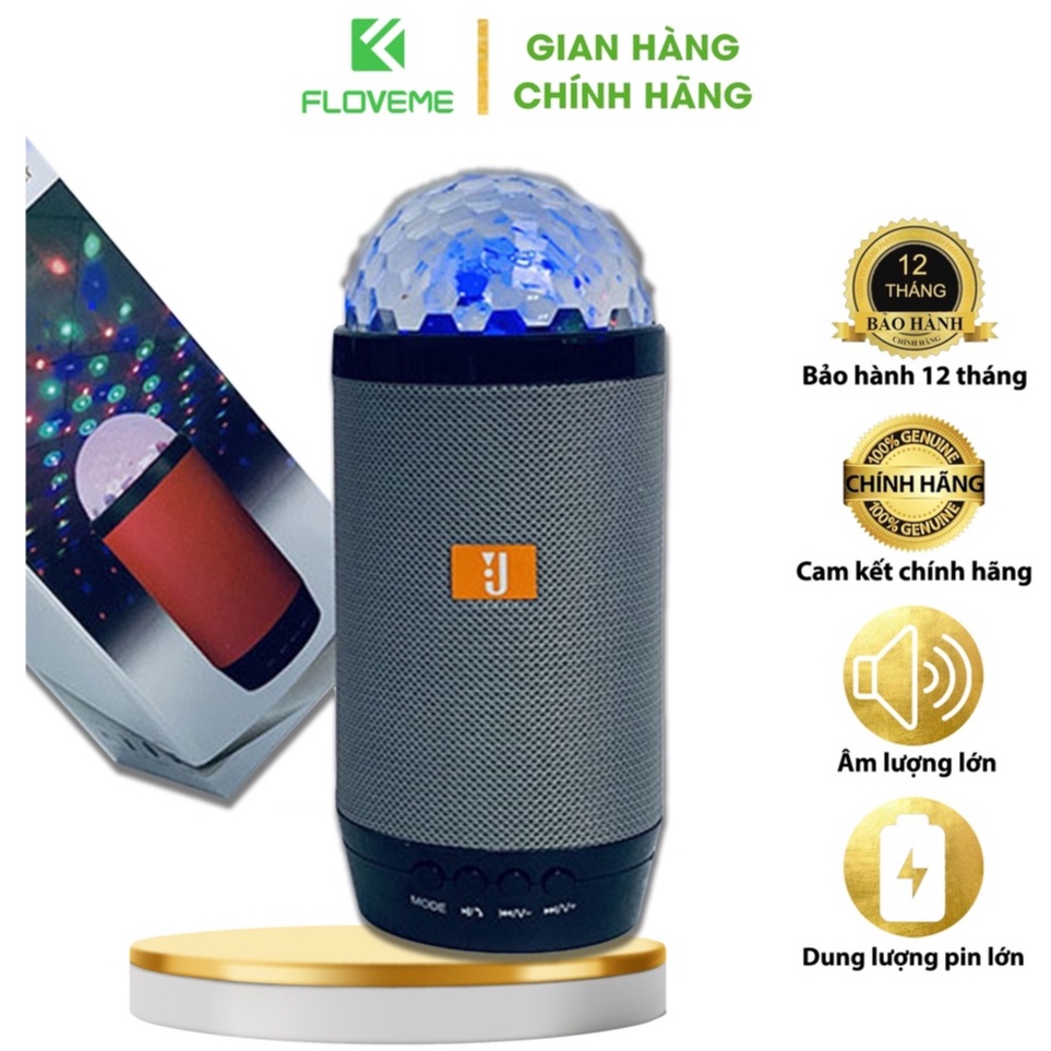 Loa Bluetooth Không Dây FLOVEME JBL LV300 Kèm Đèn Sao Lung Linh Nghe Nhạc Hay, Hỗ Trợ Cắm USB, Thẻ Nhớ TF Nhỏ Gọn