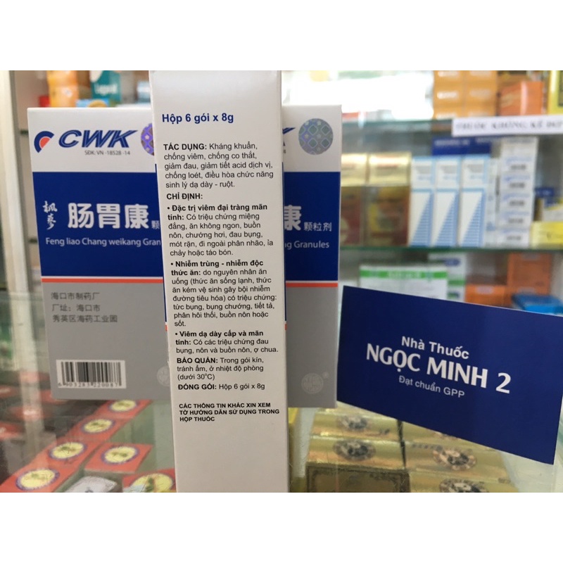 ✅ [Chính Hãng] TRÀNG VỊ KHANG- Viêm đại tràng mãn tính, viêm dạ dày cấp và mãn tính (Hộp 6 gói x 8g)