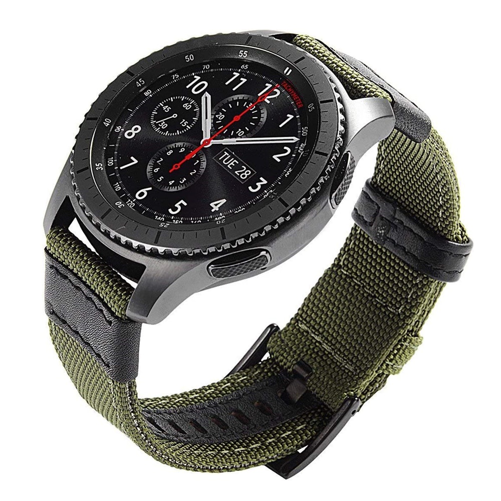 Dây Đeo Sợi Nylon Cho Đồng Hồ Thông Minh Samsung Galaxy Watch 4 44mm 40mm 20mm 22mm 46mm 42mm