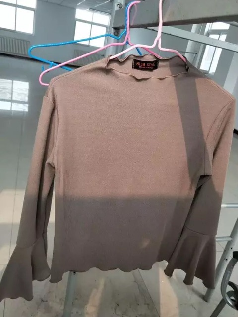 Áo len tay loe ( kèm video & ảnh thật mình mặc)  | BigBuy360 - bigbuy360.vn