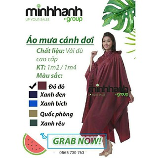Áo Mưa Cánh Dơi Vải Dù cao cấp - SP CHẤT LƯỢNG CAO -  Áo mưa Minh Hạnh