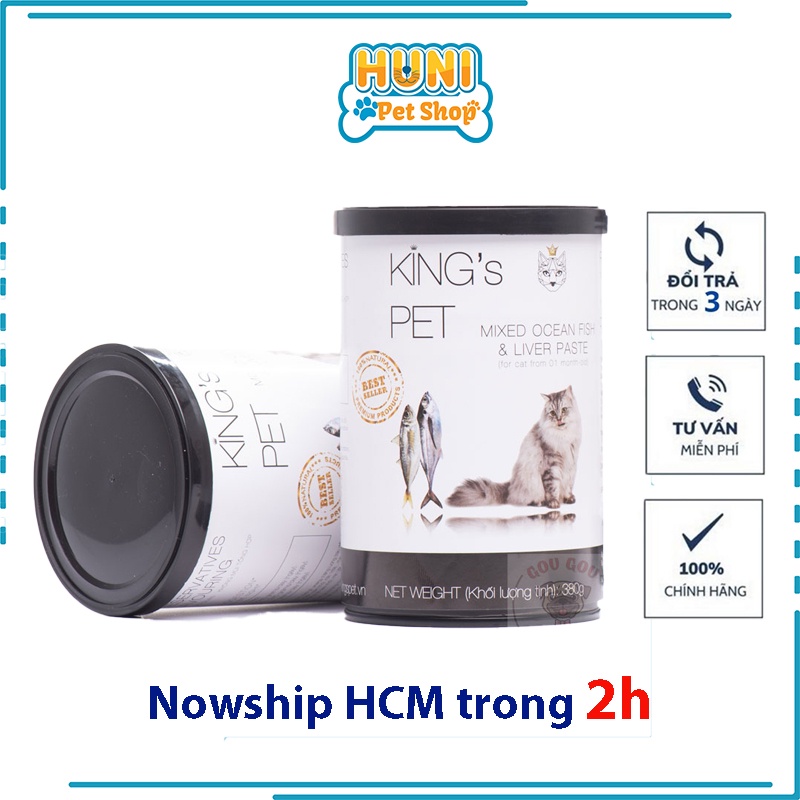 Pate Hỗn Hợp Hoàn Chỉnh King's Pet Dành Cho Thú Cưng - sốt cho chó King Huni petshop