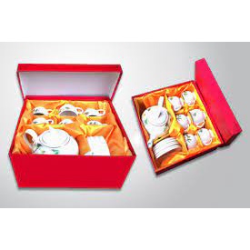 Hộp đựng ấm chén làm quà tặng -  - Hộp quà gốm sứ đẹp
