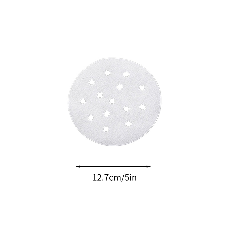 Set 100 Tấm Giấy Lót Xửng Hấp Bánh Bao Hình Tròn Bằng Tre