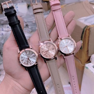 (Burberry) Đồng hồ nữ Burberry dây da cao cấp - Đồng hồ nữ MTP Store