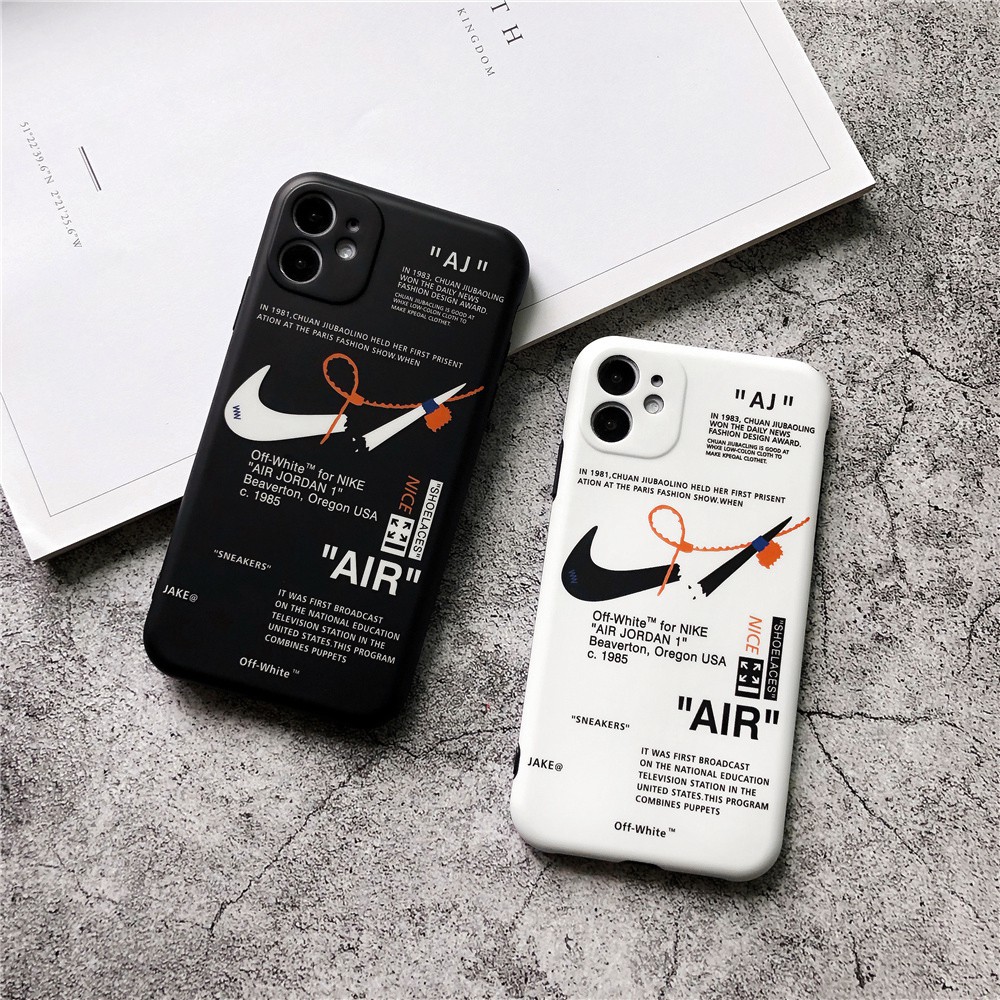 Ốp Điện Thoại In Logo Nike Air Off White Thời Trang Cho Iphone 12pro Max 12mini 11 Pro Max X Xs Xr Xsmax 7 8 Plus | BigBuy360 - bigbuy360.vn