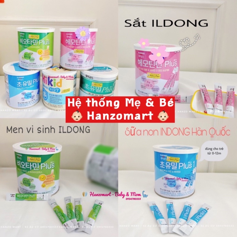 Sữa Non ildong plus số 1,2 Men sắt ILDONG loại 100g date mới nhất