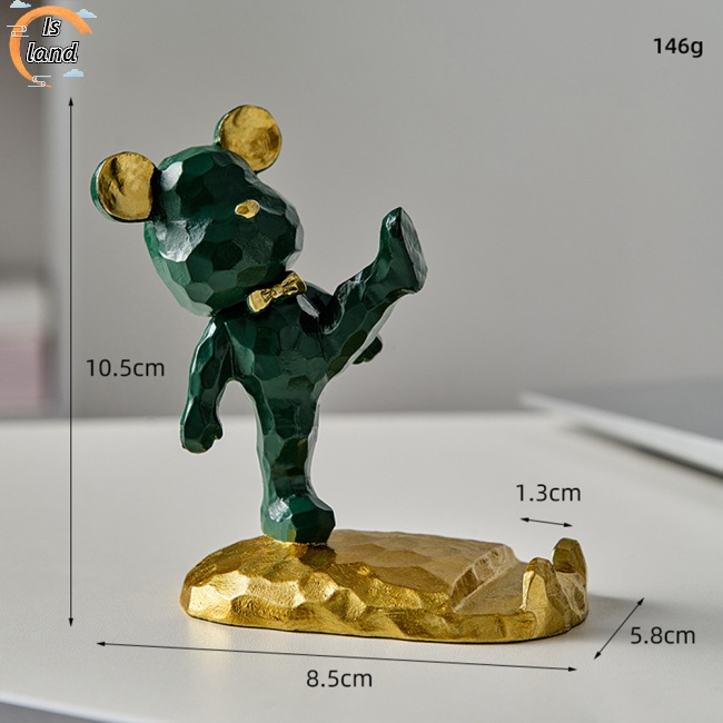 Giá Đỡ Điện Thoại/Máy Tính Bảng Hình Chú Gấu Dễ Thương Dùng Trang Trí