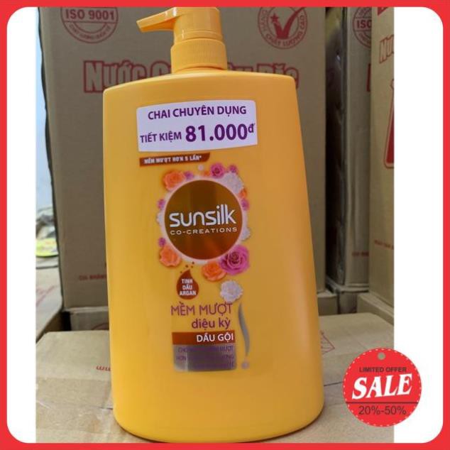 ( Mẫu mới ) Dầu gội Sunsilk mềm mượt diệu kỳ 1,4kg