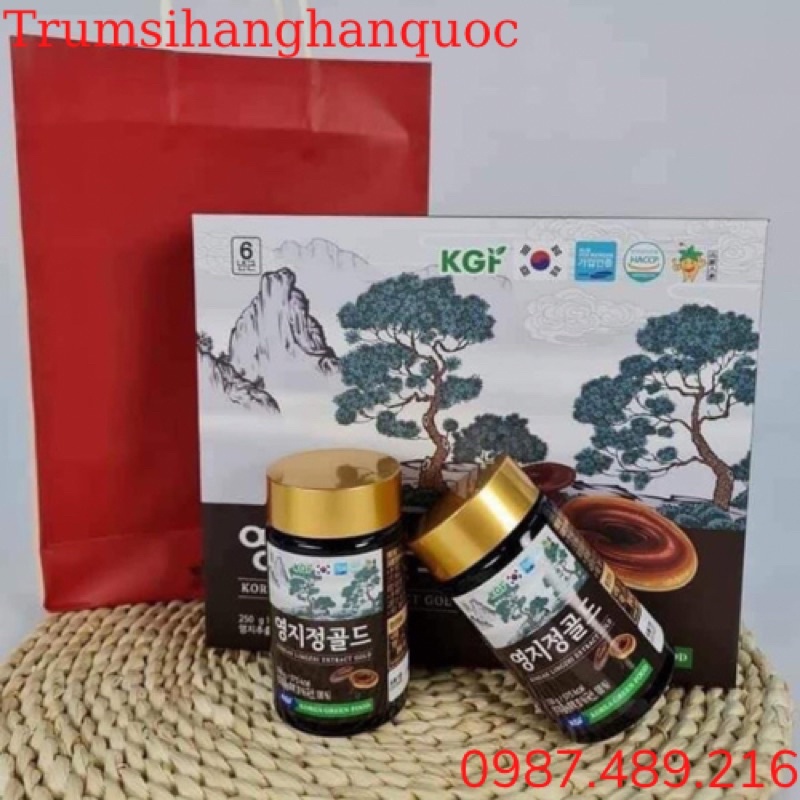 [HÀNG MỚI] CAO LINH CHI CAO CẤP KGF 100%HÀN QUỐC, Hộp 2 lọ x 250gr