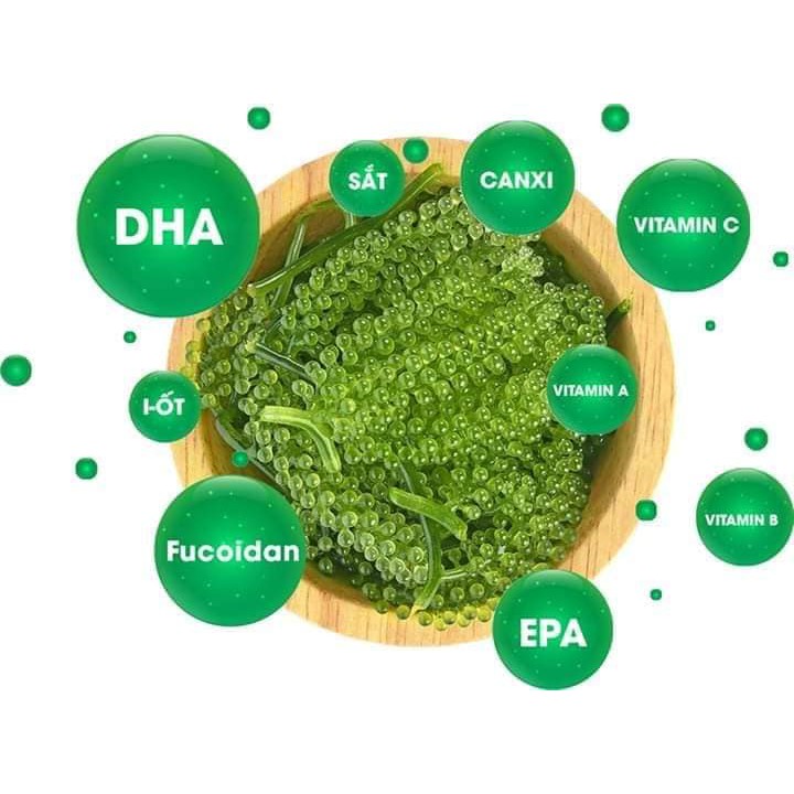 Rong nho tách nước Sea Việt HỘP 220G Kèm 1 gói xốt mè rang