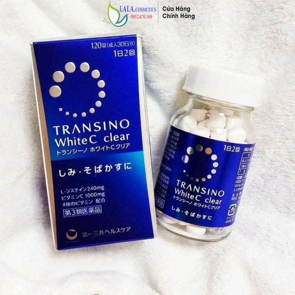 VIÊN UỐNG TRẮNG DA TRANSINO WHITE C NHẬT BẢN