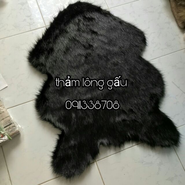 Thảm lông gấu đen hồ ly