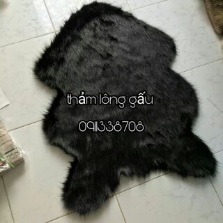 Thảm lông gấu đen hồ ly