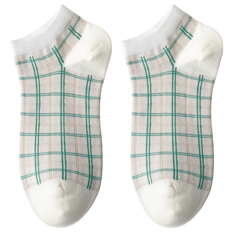 Tất cotton WAFNHA D459 thiết kế thoáng khí thời trang cho nữ