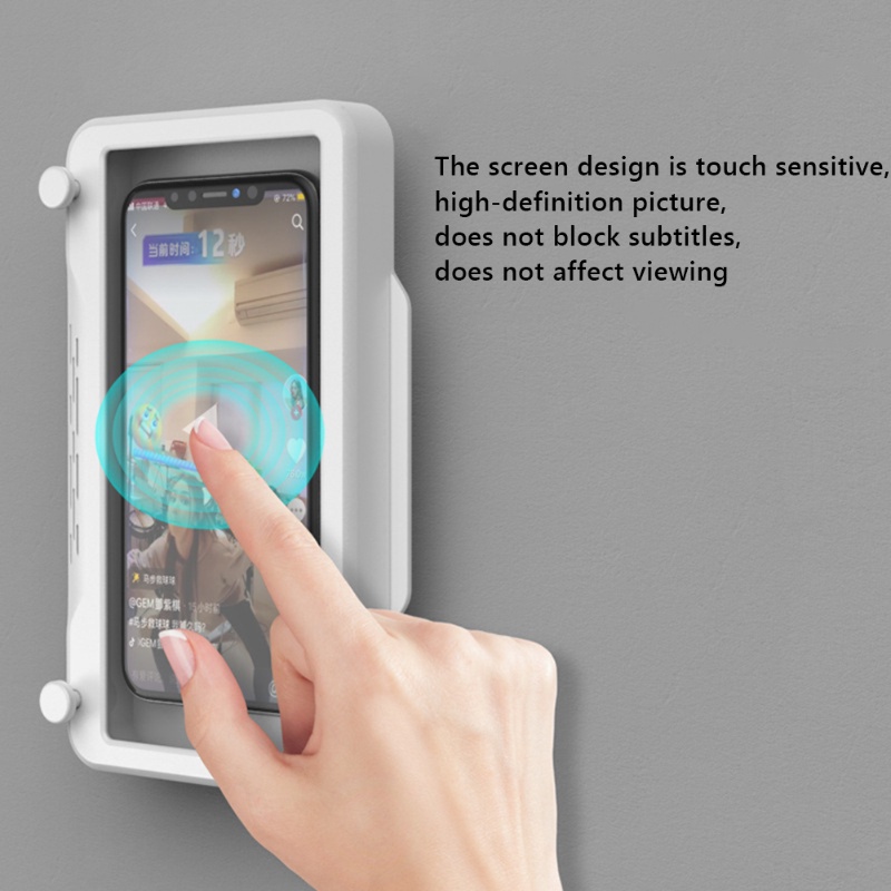 Hộp Đựng Điện Thoại Chống Thấm Nước Tự Dính Tiện Dụng Cho Nhà Tắm